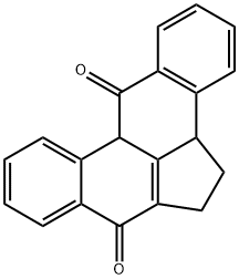 benz[e]aceanthrylene-7,12-dione, 4b,5,6,11b-tetrahydro- Structure