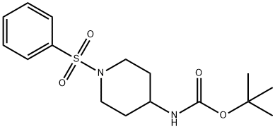 carbamic acid, [1-(phenylsulfonyl)-4-piperidinyl]-, 1,1-di Struktur