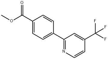 4-(4-Trifluoromethyl-pyridin-2-yl)-benzoic acid methyl ester|4-(4-(三氟甲基)吡啶-2-基)苯甲酸甲酯