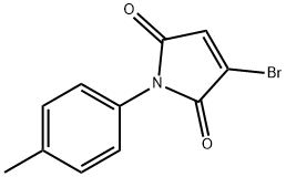 3-溴-1-(4-甲基苯基)-1H-吡咯-2,5-二酮,91182-54-6,结构式
