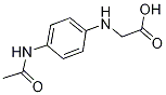 N-[4-(Acetylamino)phenyl]glycine 化学構造式