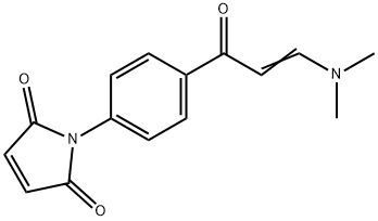 1-{4-[(2E)-3-(Dimethylamino)prop-2-enoyl]phenyl}-1H-pyrrole-2,5-dione Struktur