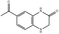 7-乙酰基-3,4-二氢喹喔啉-2(1H)-酮, 1255147-27-3, 结构式