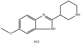 6-Methoxy-2-piperidin-3-yl-1H-benzimidazole dihydrochloride Structure