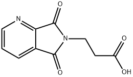 3-(5,7-Dioxo-5,7-dihydro-6H-pyrrolo[3,4-b]pyridin-6-yl)propanoic acid Struktur