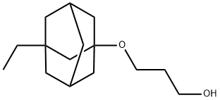 3-[(3-Ethyl-1-adamantyl)oxy]propan-1-ol Structure