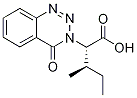 (2S)-3-Methyl-2-(4-oxo-1,2,3-benzotriazin-3(4H)-yl)pentanoic acid Structure
