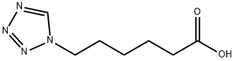 6-(1H-1,2,3,4-四唑-1-基)己酸, 117027-64-2, 结构式