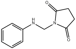 1-(Anilinomethyl)pyrrolidine-2,5-dione Structure