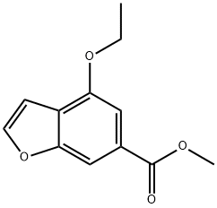 Methyl 4-ethoxy-1-benzofuran-6-carboxylate Structure