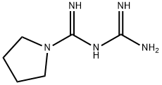 N-[Amino(imino)methyl]pyrrolidine-1-carboximidamide Struktur