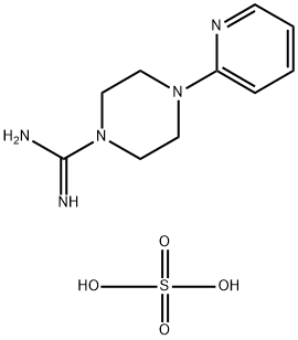 4-Pyridin-2-ylpiperazine-1-carboximidamide sulfate,1187455-76-0,结构式