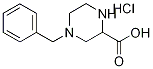 4-Benzylpiperazine-2-carboxylic acid hydrochloride Struktur