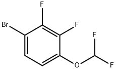 1-溴-4-(二氟甲氧基)-2,3-二氟苯, 1417569-24-4, 结构式