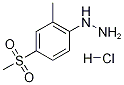 1-(2-METHYL-4-METHYLSULFONYL)PHENYLHYDRAZINE HYDROCHLORIDE Structure