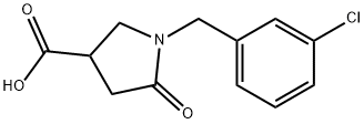 1-(3-CHLOROBENZYL)-5-OXOPYRROLIDINE-3-CARBOXYLICACID price.