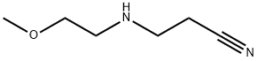 3-[(2-METHOXYETHYL)AMINO]PROPANENITRILE Structure
