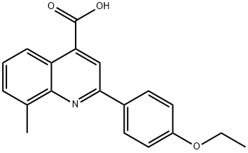 2-(4-ETHOXYPHENYL)-8-METHYLQUINOLINE-4-CARBOXYLICACID Structure