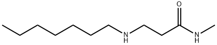 3-(HEPTYLAMINO)-N-METHYLPROPANAMIDE 结构式