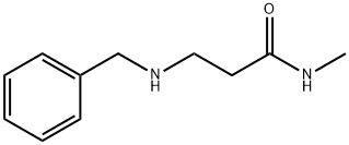 3-(BENZYLAMINO)-N-METHYLPROPANAMIDE Structure
