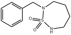 2-ベンジル-1,2,7-チアジアゼパン1,1-ジオキシド 化学構造式