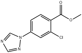 methyl 2-chloro-4-(1H-1,2,4-triazol-1-yl)benzenecarboxylate