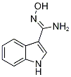 N'-ヒドロキシ-1H-インドール-3-カルボキシイミドアミド 化学構造式