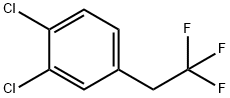 1,2-Dichloro-4-(2,2,2-trifluoroethyl)benzene Structure