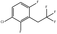 1-Chloro-2,4-difluoro-3-(2,2,2-trifluoroethyl)-benzene Structure