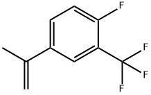 1-氟-4-异丙烯基-2-(三氟甲基)苯, 367-68-0, 结构式
