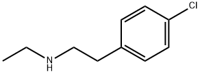 2-(4-Chlorophenyl)-N-ethyl-1-ethanamine, 41683-99-2, 结构式