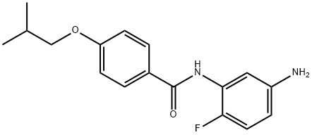 N-(5-Amino-2-fluorophenyl)-4-isobutoxybenzamide Structure