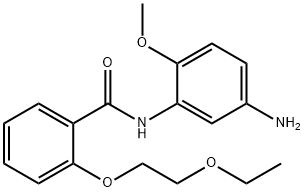 N-(5-Amino-2-methoxyphenyl)-2-(2-ethoxyethoxy)-benzamide Structure