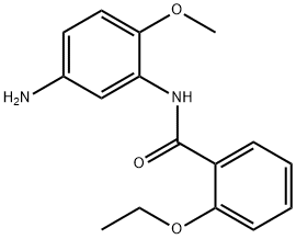 N-(5-アミノ-2-メトキシフェニル)-2-エトキシベンズアミド 化学構造式