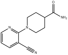 1-(3-cyanopyridin-2-yl)piperidine-4-carboxamide Structure