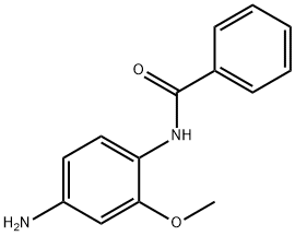 N-(4-アミノ-2-メトキシフェニル)ベンズアミド 化学構造式