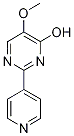 5-methoxy-2-(4-pyridinyl)-4-pyrimidinol Struktur