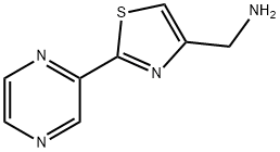 (2-pyrazin-2-yl-1,3-thiazol-4-yl)methylamine Structure