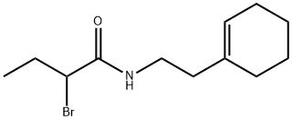 2-bromo-N-(2-cyclohex-1-en-1-ylethyl)butanamide Structure