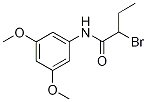 2-bromo-N-(3,5-dimethoxyphenyl)butanamide Structure