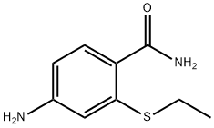 4-amino-2-(ethylthio)benzamide Structure