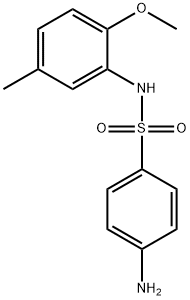 4-アミノ-N-(2-メトキシ-5-メチルフェニル)ベンゼンスルホンアミド 化学構造式