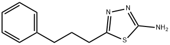 5-(3-phenylpropyl)-1,3,4-thiadiazol-2-amine Structure