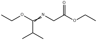 ethyl {[(1Z)-1-ethoxy-2-methylpropylidene]amino}acetate Structure