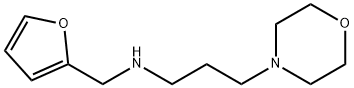 N-(2-フリルメチル)-N-(3-モルホリン-4-イルプロピル)アミン 化学構造式