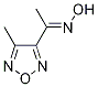 (1E)-1-(4-methyl-1,2,5-oxadiazol-3-yl)ethanone oxime Structure