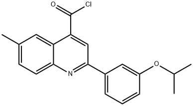 2-(3-isopropoxyphenyl)-6-methylquinoline-4-carbonyl chloride price.