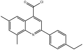 1160254-99-8 2-(4-乙基苯基)-6,8-二甲基喹啉-4-甲酰氯
