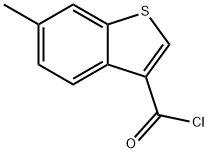 6-methyl-1-benzothiophene-3-carbonyl chloride Structure