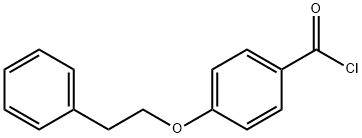 4-(2-phenylethoxy)benzoyl chloride Struktur